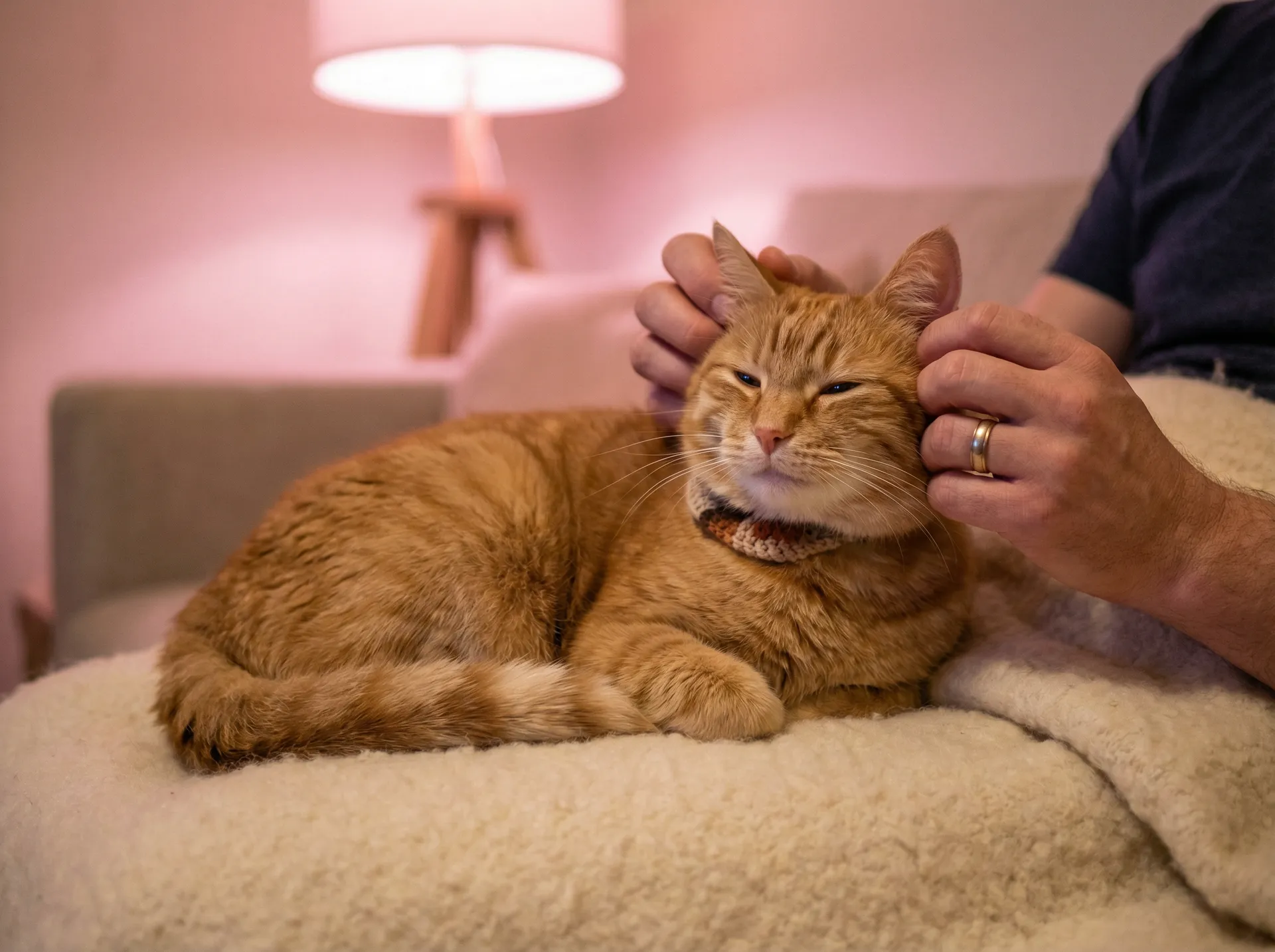 猫咪被温柔抚摸的幸福时刻 - 成片免费观看